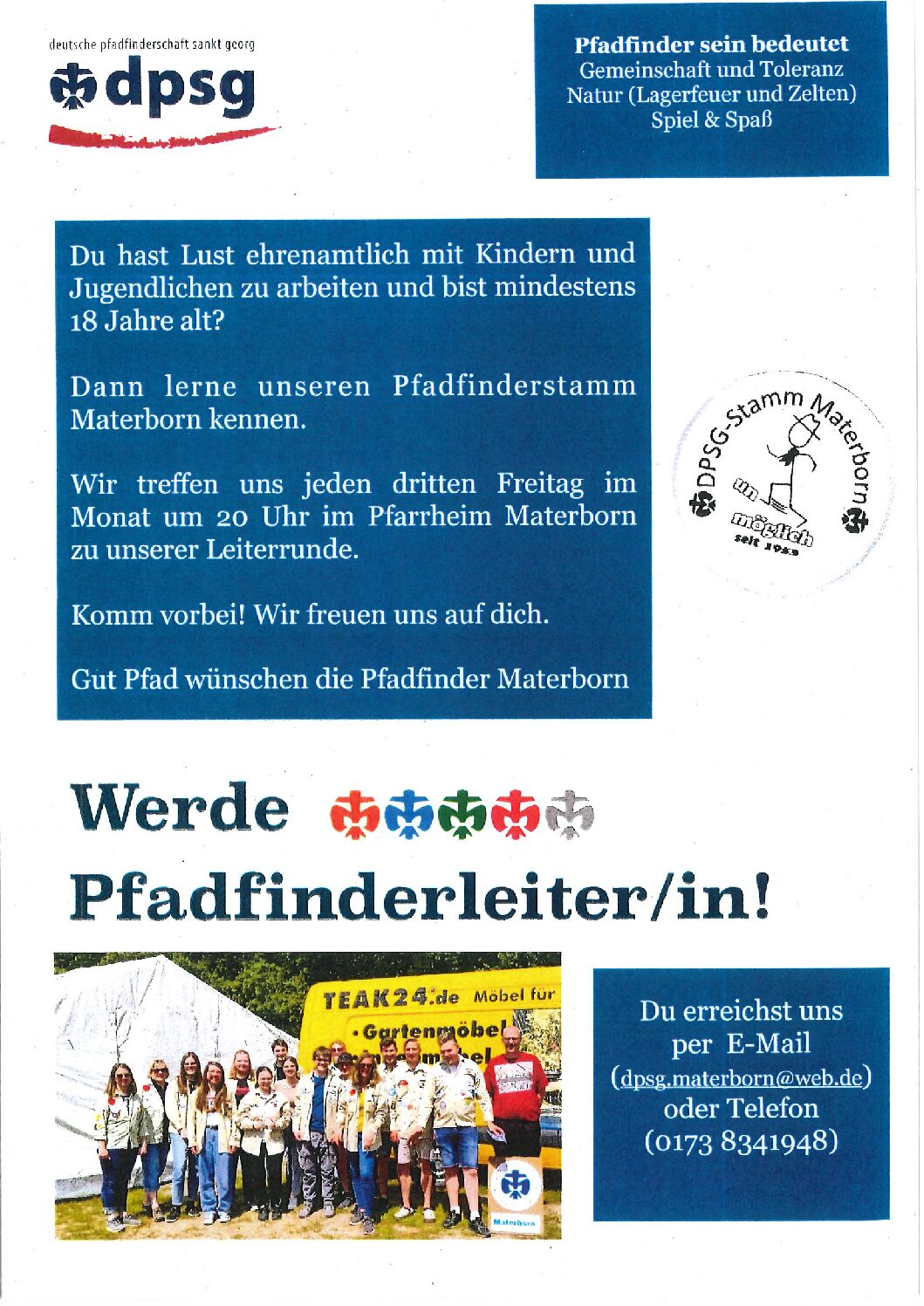 Pfadfinderleiter werden