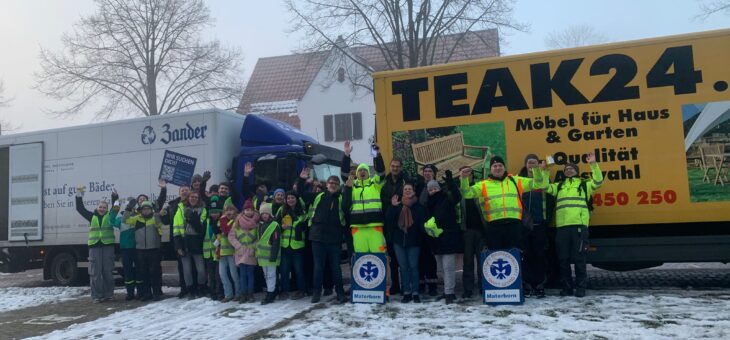 Pfadﬁnder sammeln Tannenbäume in Materborn und Reichswalde ein